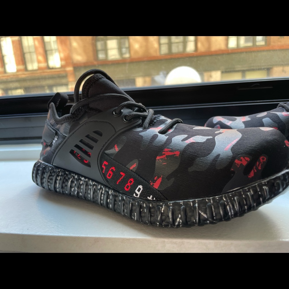 CamoX Black Red Indestructible Shoes